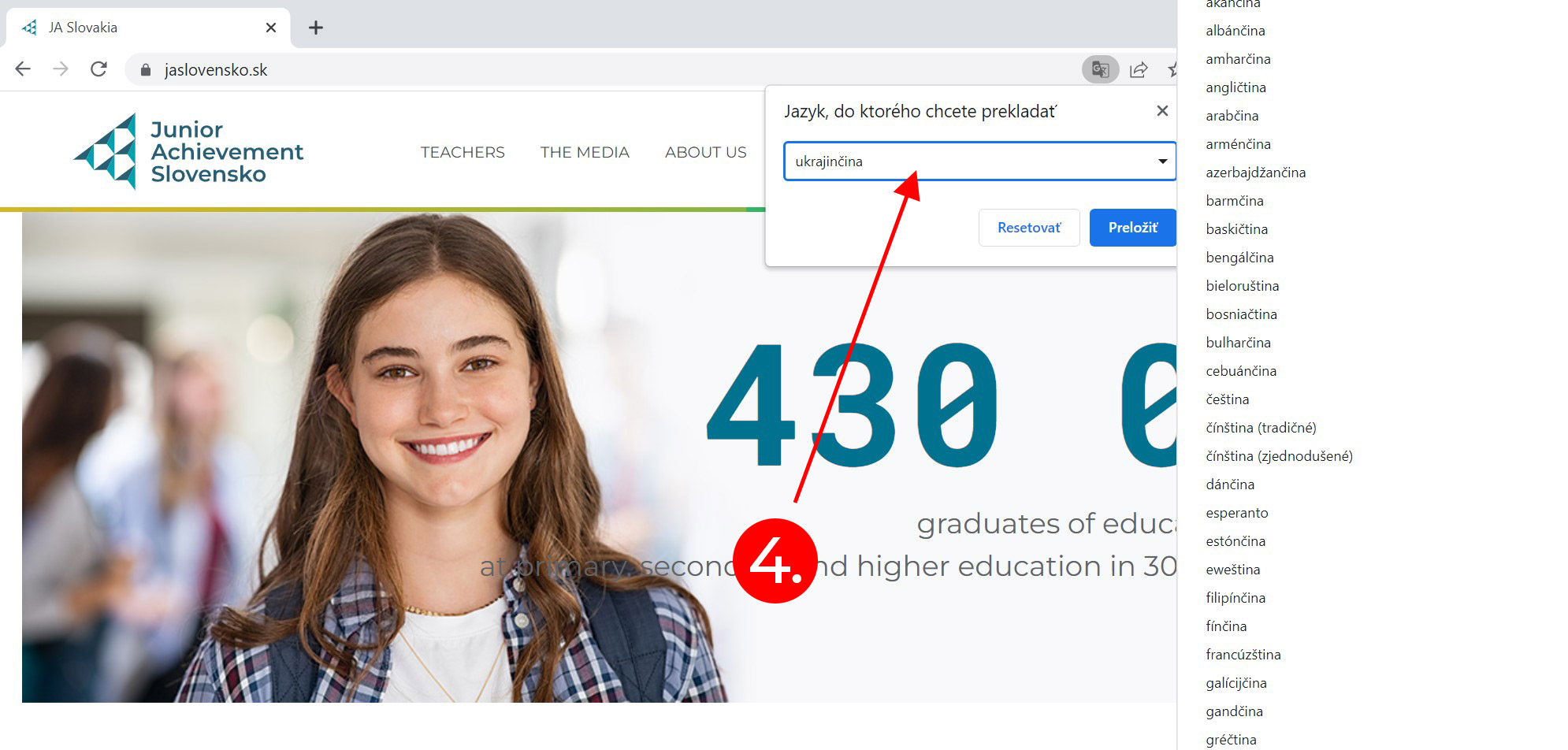 ako prelozit stranku chrome 04 | WebJET CMS